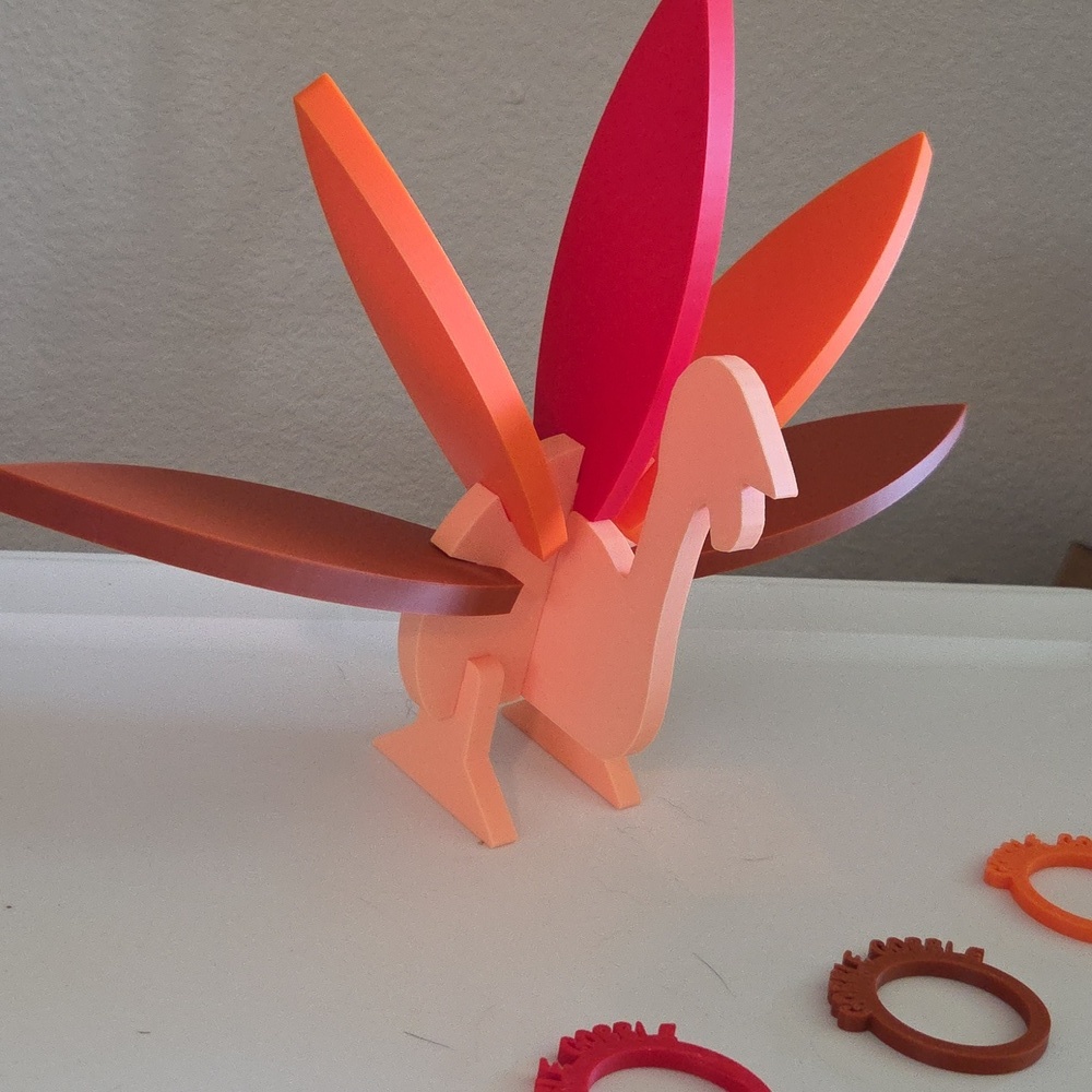3-D Printed 10x15" Henry The Thanksgiving Turkey